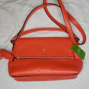 NWT Kate Spade Orange Crossbody Purse